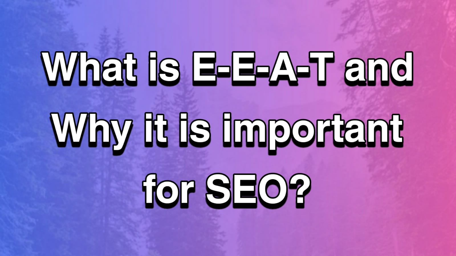 What Is E E A T and Why Is It Important for SEO?